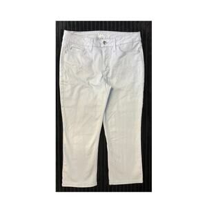 Lee Women’s Regular Fit Capri Jeans – Size 10M Baby Blue Mid Rise Stretch